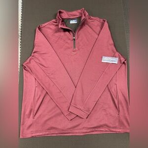 Ben Hogan Burgundy Quarter-Zip Pullover